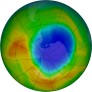 Antarctic Ozone 2019-10-15